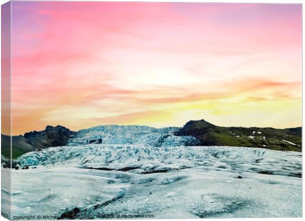 Glacier Canvas Print by Michael Piepgras