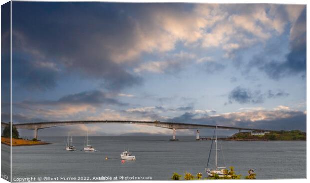 Skye Bridge: Scotland's Spectacular Crossing Canvas Print by Gilbert Hurree