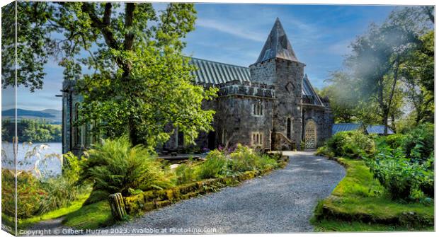 Scottish Solitude: St Conans Kirk Canvas Print by Gilbert Hurree