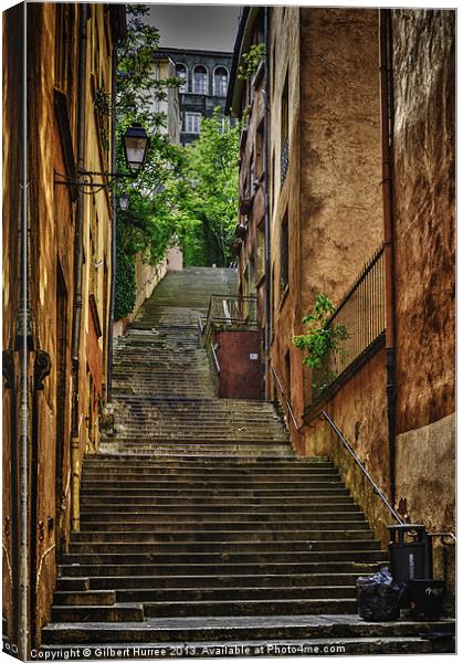 The City of Lyon Canvas Print by Gilbert Hurree