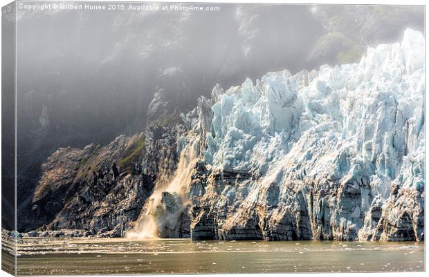  Glacier Bay Alaska Canvas Print by Gilbert Hurree