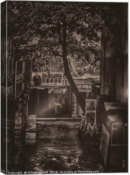 Aromatic Journey Through Kandy's Backstreets Canvas Print by Gilbert Hurree