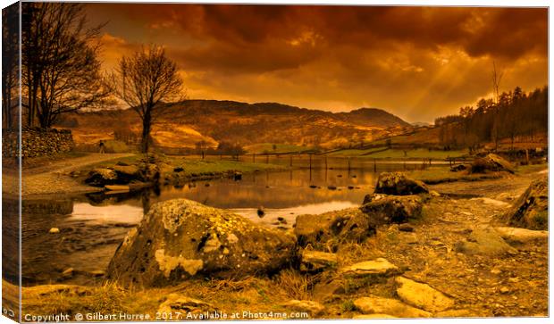 Enchanting Lakeland: The Heart of Cumbria Canvas Print by Gilbert Hurree