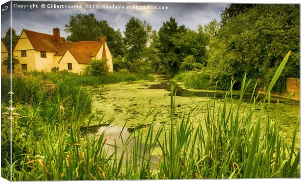 Timeless Constable's Icon: Willy Lott's Cottage Canvas Print by Gilbert Hurree