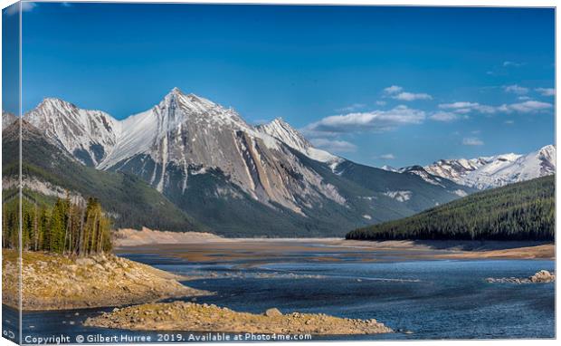 Awe-Inspiring Odyssey Through Canada's Alpine Wild Canvas Print by Gilbert Hurree