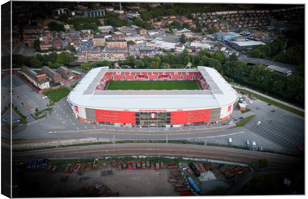 The New York Stadium Canvas Print by Apollo Aerial Photography