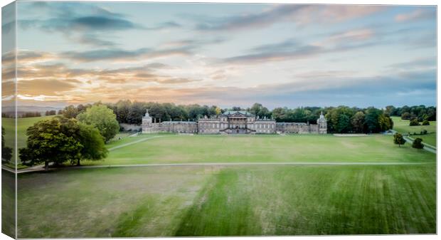 Wentworth Woodhouse From The Air Canvas Print by Apollo Aerial Photography