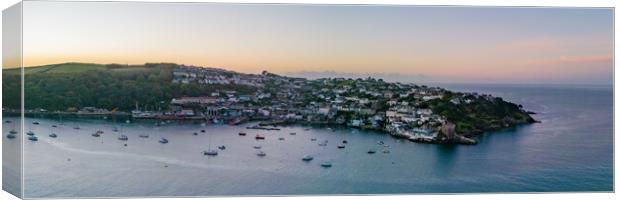 Polruan Cornwall From The Air Canvas Print by Apollo Aerial Photography