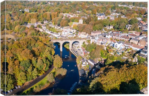 Knaresborough From The Air Canvas Print by Apollo Aerial Photography