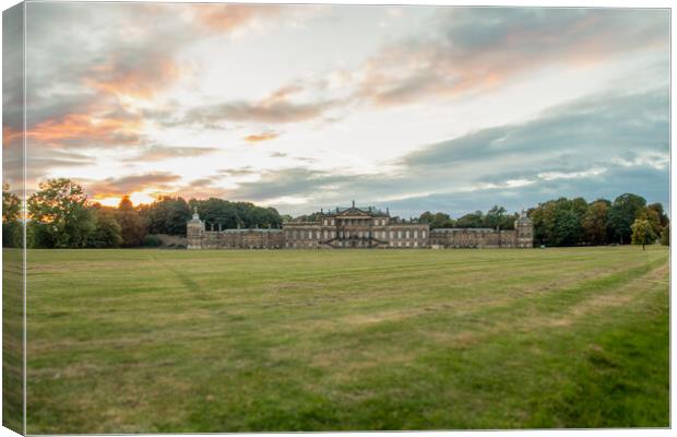 Wentworth Woodhouse Canvas Print by Apollo Aerial Photography