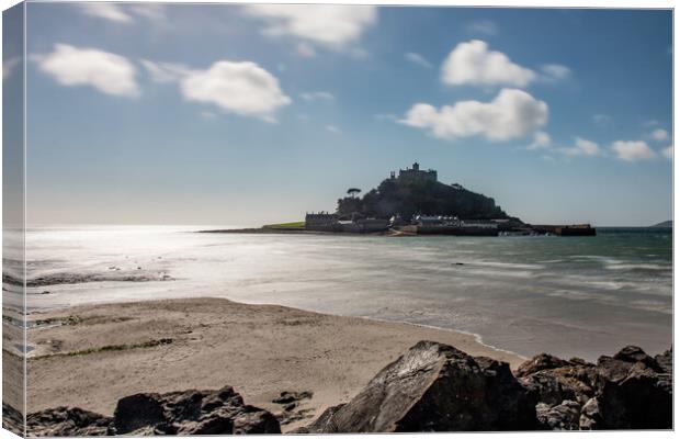 St Michaels Mount Canvas Print by Apollo Aerial Photography
