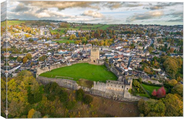 Richmond Castle Canvas Print by Apollo Aerial Photography