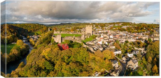 Richmond North Yorkshire Canvas Print by Apollo Aerial Photography