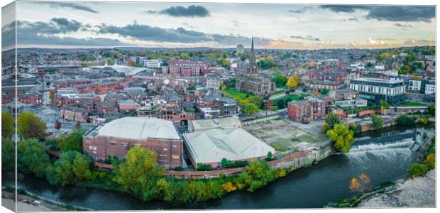 Rotherham South Yorkshire Canvas Print by Apollo Aerial Photography