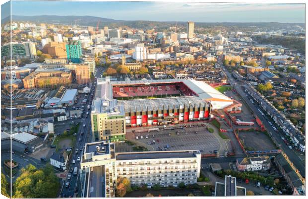 Bramall Lane Canvas Print by Apollo Aerial Photography