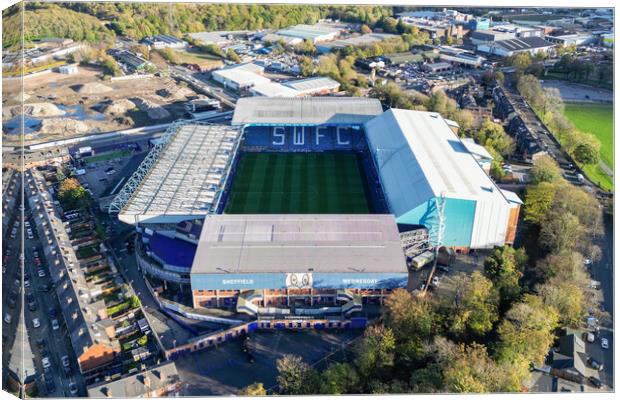 Hillsborough Stadium Canvas Print by Apollo Aerial Photography