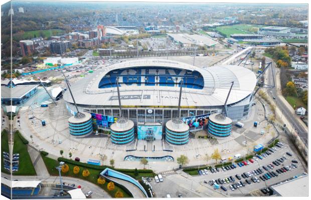 Etihad Stadium From The Air  Canvas Print by Apollo Aerial Photography