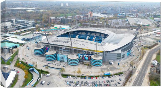 Etihad Stadium From The Air  Canvas Print by Apollo Aerial Photography