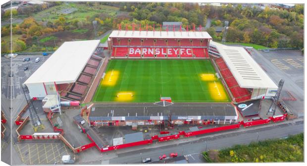 Oakwell From The Air Canvas Print by Apollo Aerial Photography