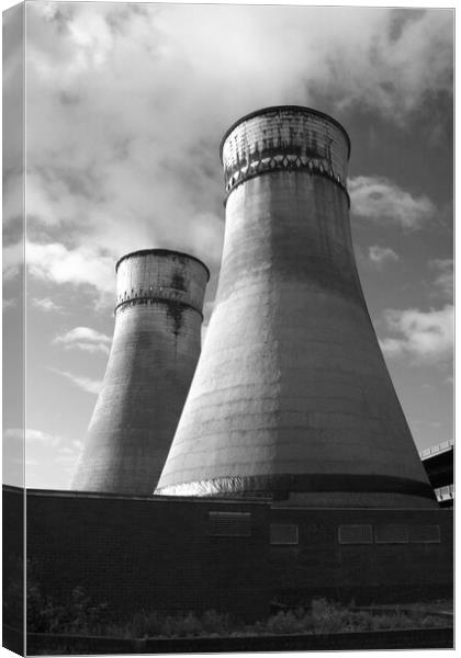 Tinsley Cooling Towers Canvas Print by Apollo Aerial Photography