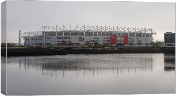 The Riverside Stadium Canvas Print by Apollo Aerial Photography