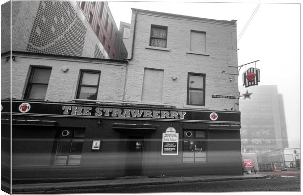 The Strawberry Pub Canvas Print by Apollo Aerial Photography