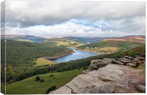 Ladybower & Derwent Valley Canvas Print by Apollo Aerial Photography