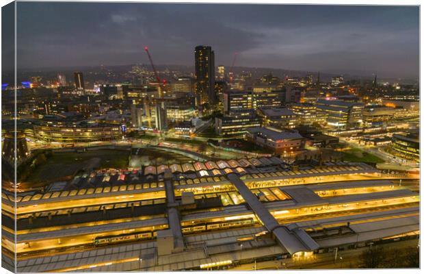 Sheffield Panoramic Canvas Print by Apollo Aerial Photography