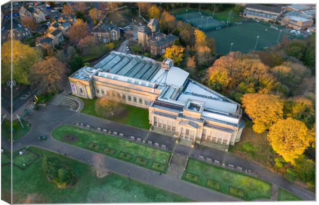 Weston Park Museum Canvas Print by Apollo Aerial Photography