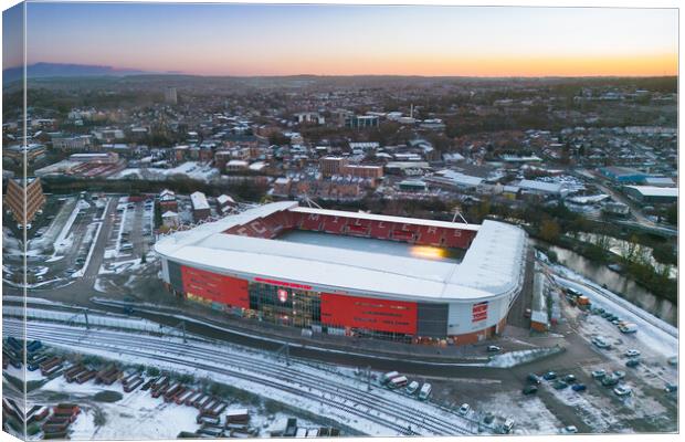 Rotherham United Canvas Print by Apollo Aerial Photography