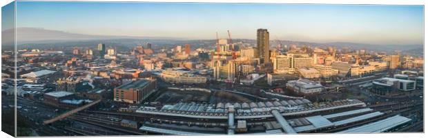 Sheffield Skyline Canvas Print by Apollo Aerial Photography