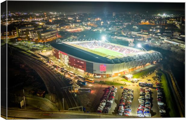 The New York Stadium Canvas Print by Apollo Aerial Photography