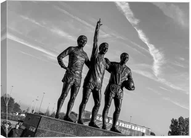 Man United Legends Canvas Print by Apollo Aerial Photography