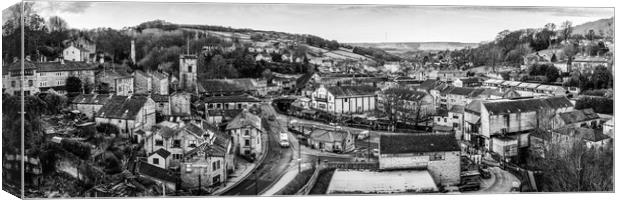 Holmfirth Yorkshire Canvas Print by Apollo Aerial Photography