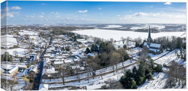 Wentworth Village Canvas Print by Apollo Aerial Photography