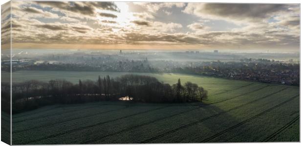 Doncaster City View Canvas Print by Apollo Aerial Photography