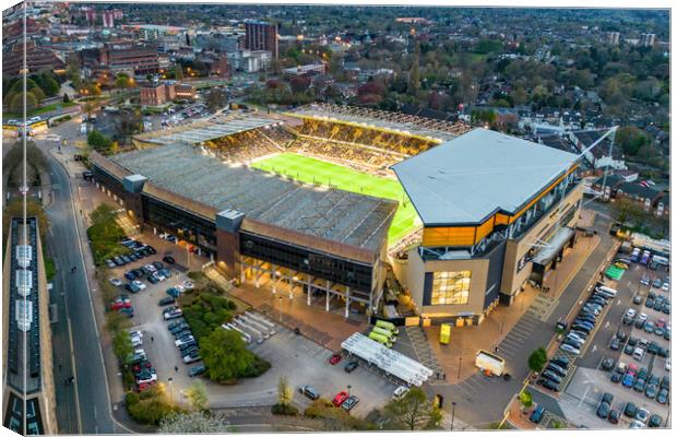 Wolverhampton Wanderers  Canvas Print by Apollo Aerial Photography