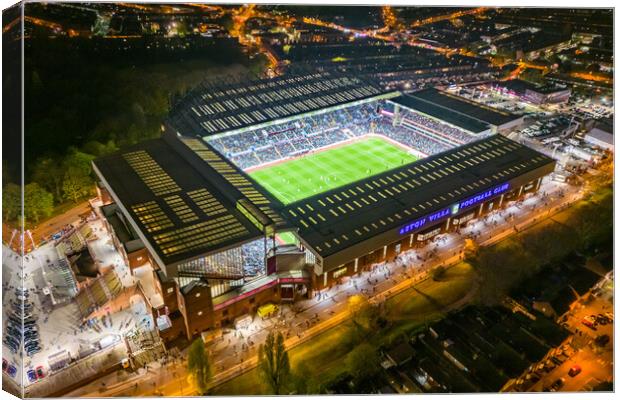 Villa Park Stadium Canvas Print by Apollo Aerial Photography