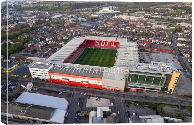 Bramall Lane SUFC Canvas Print by Apollo Aerial Photography