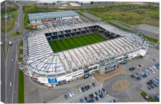 Derby County Football Club Canvas Print by Apollo Aerial Photography