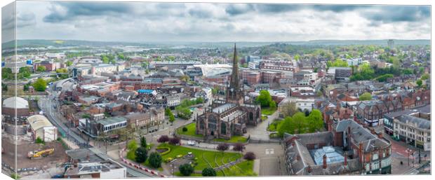 Rotherham Aerial View Canvas Print by Apollo Aerial Photography