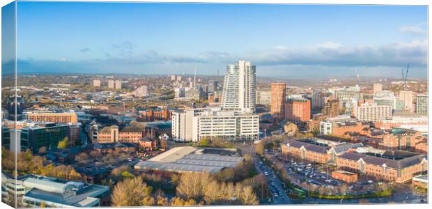 Bridgewater Place Leeds Canvas Print by Apollo Aerial Photography