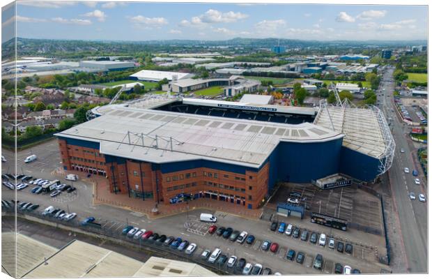 The Hawthorns Football Stadium Canvas Print by Apollo Aerial Photography