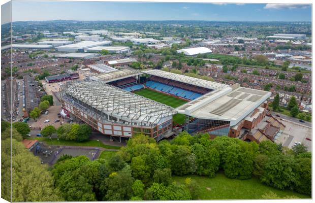 Villa Park Aston Villa FC Canvas Print by Apollo Aerial Photography