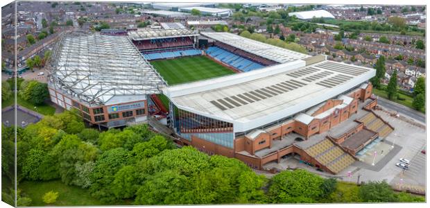 Villa Park Canvas Print by Apollo Aerial Photography