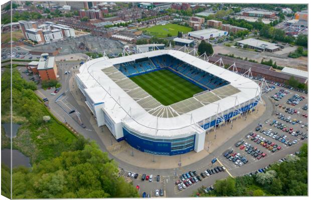 Leicester City Football Club Canvas Print by Apollo Aerial Photography