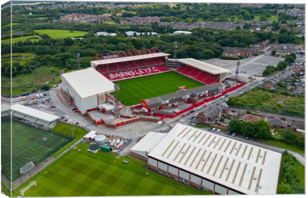 Oakwell Stadium Canvas Print by Apollo Aerial Photography
