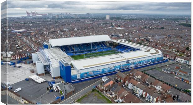 Goodison Park Canvas Print by Apollo Aerial Photography