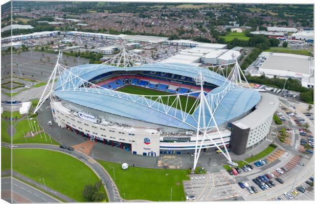 Bolton Wanderers FC Canvas Print by Apollo Aerial Photography