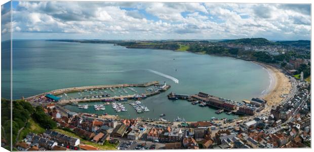 Scarborough's South Bay Canvas Print by Apollo Aerial Photography